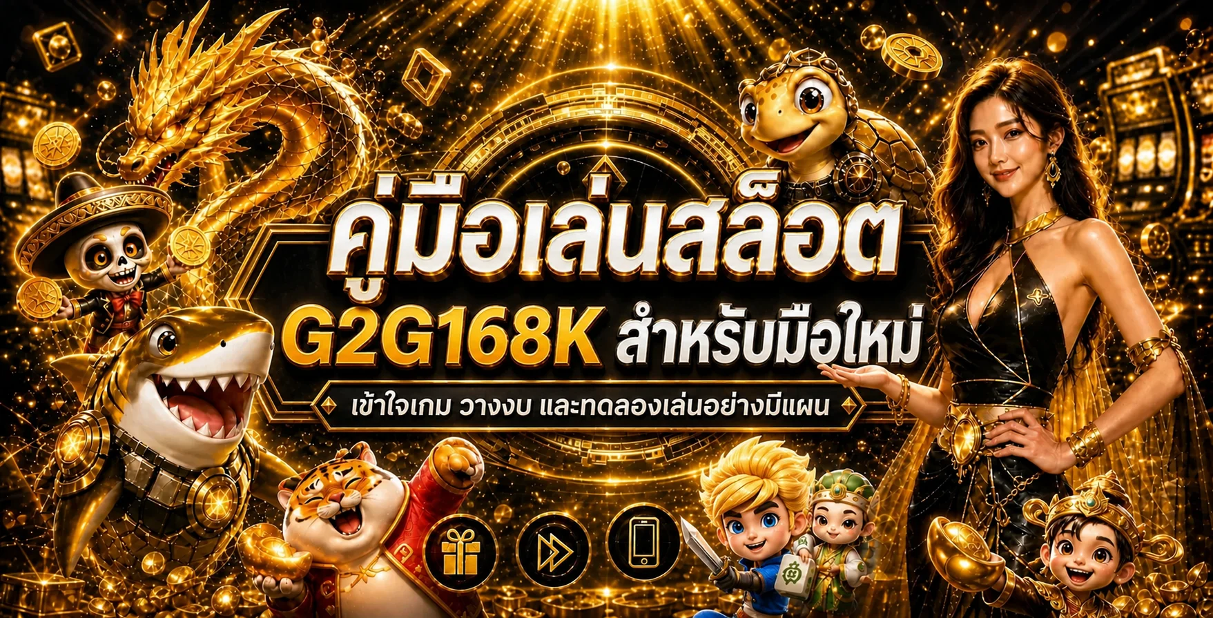 G2G168K คู่มือเล่นสล็อตสำหรับมือใหม่อย่างมีแผน